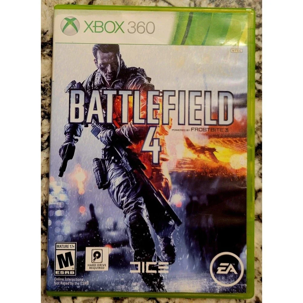 Microsoft Xbox 360: Battlefield 4,CIB, MANUAL,GD COND TESTED &WORKING, FAST SHIP